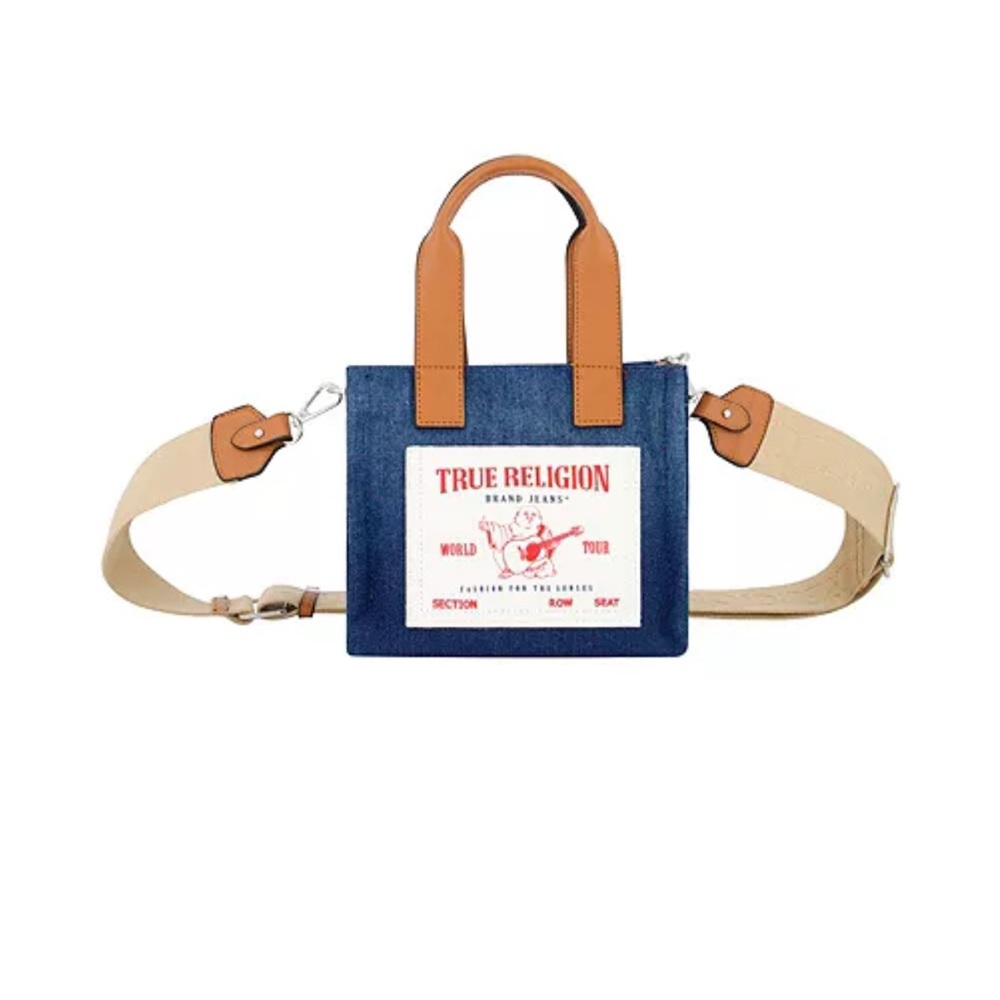 True Religion Mini Denim Tote